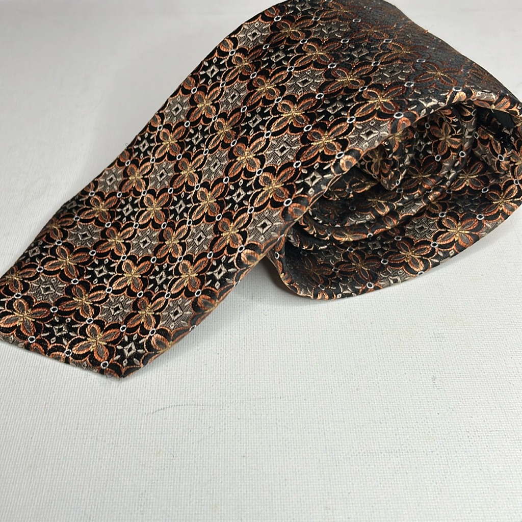 ProntoUomo Couture Brown Silk Tie